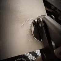Personalized embosser for spooky-themed books and journals