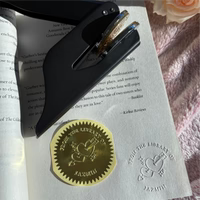 Handheld embosser creating a timeless symbol of love
